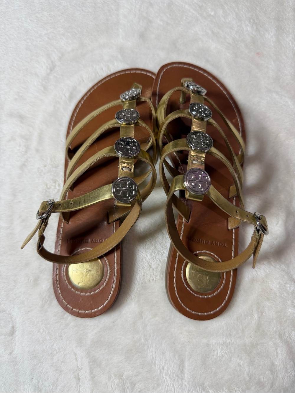 TORY BURCH GLADIATOR SANDALS Size 5.5